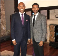 Mo Jr. and his father, Mariano Rivera
